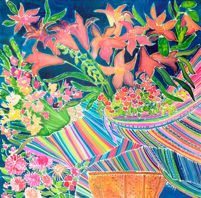 Guatemaltekische Lilien, Absolutely Fabulous Set, 1994 von Hilary Simon